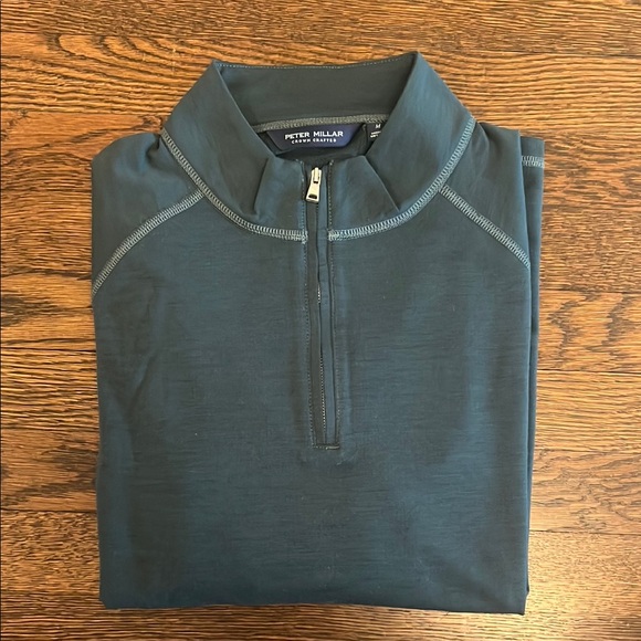 Peter Millar Other - Peter Millar Men's Green Quarter-Zip Sweater